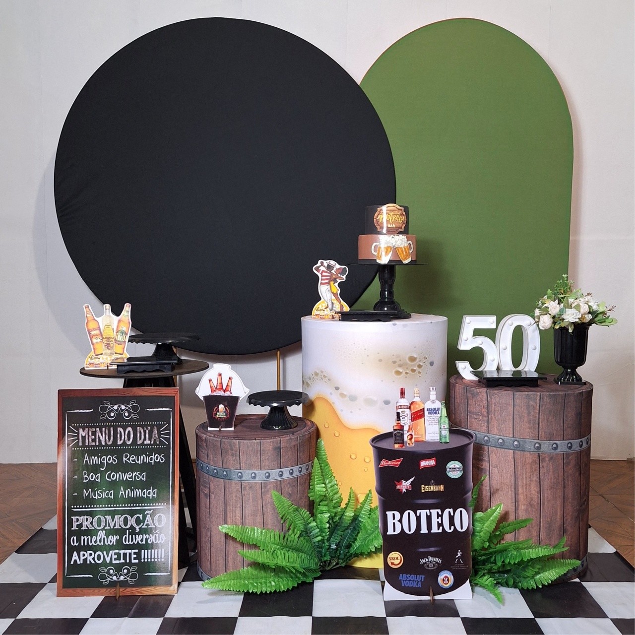 Boteco Chique * Composição - LupitoDecoraçõespegueemonte