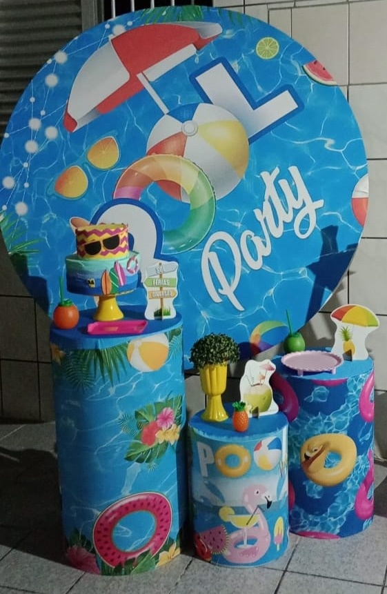 Kit Basico Pool Party Slim - Agenda