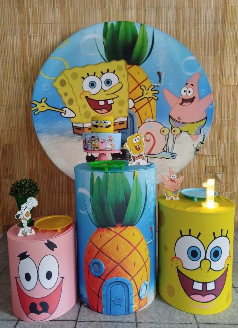 Kit Básico Bob Esponja Pd - Agenda