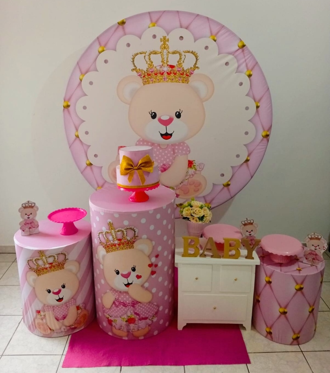 Kit Promocional Ursinha Princesa - Agenda