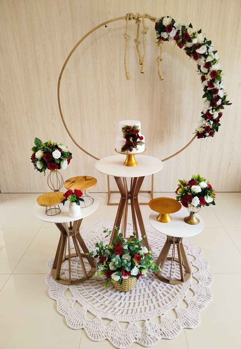 Composição Casamento Vermelho  - Agenda
