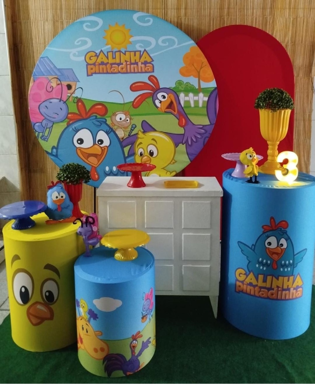 Kit Premium Ouro Galinha Pintadinha Pd - Agenda