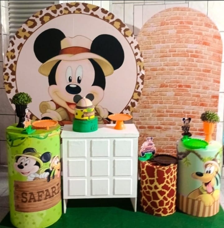Kit Premium Ouro  Mickey Safari Slim - Agenda
