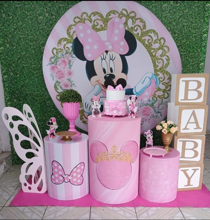 Kit Básico Minie Rosa Pd - Agenda
