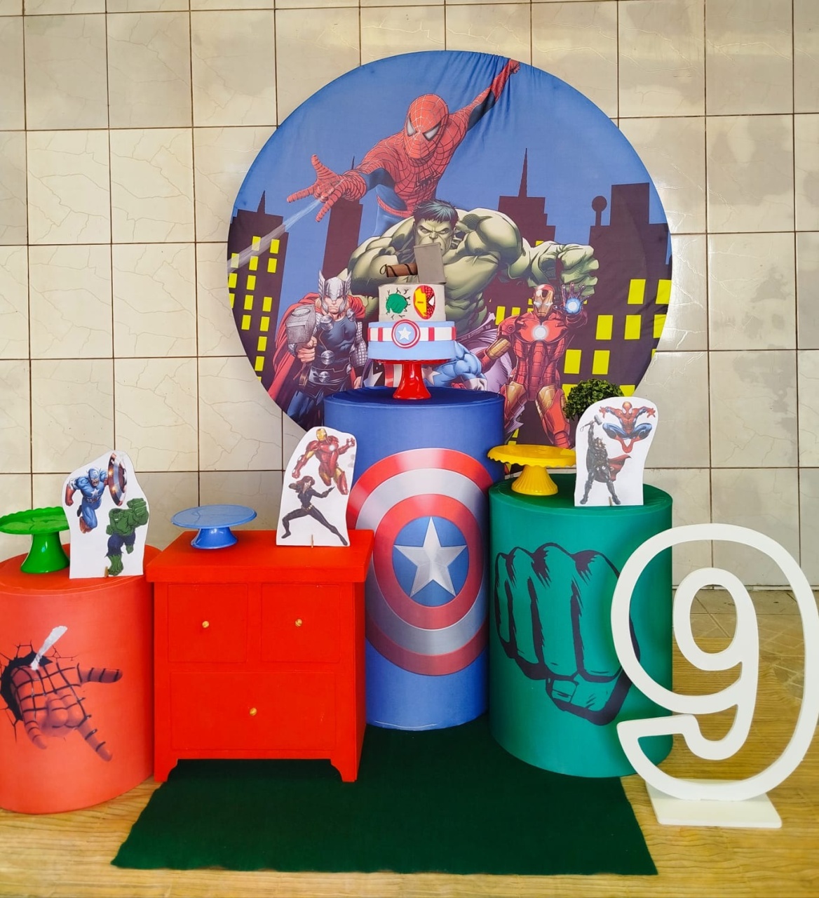 Kit Promocional Vingadores Pd - Agenda