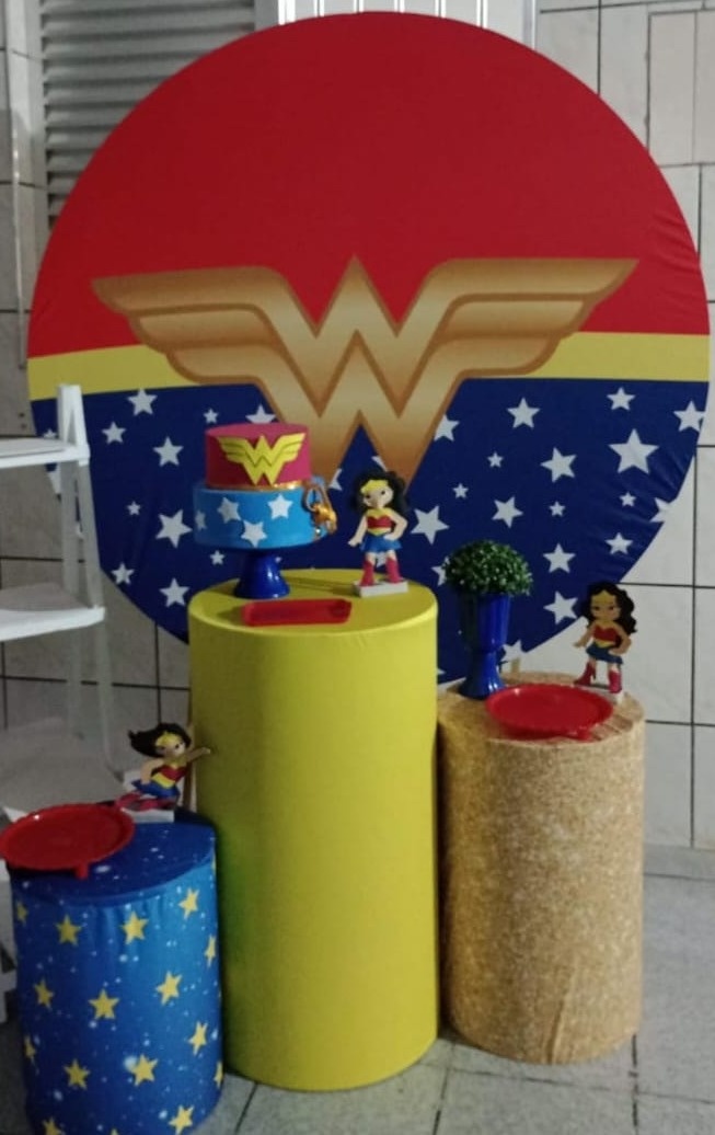 Kit Básico Mulher Maravilha Adulto Slim - Agenda