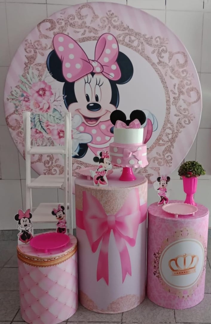 Kit Basico Minie Rosa Slim - Agenda