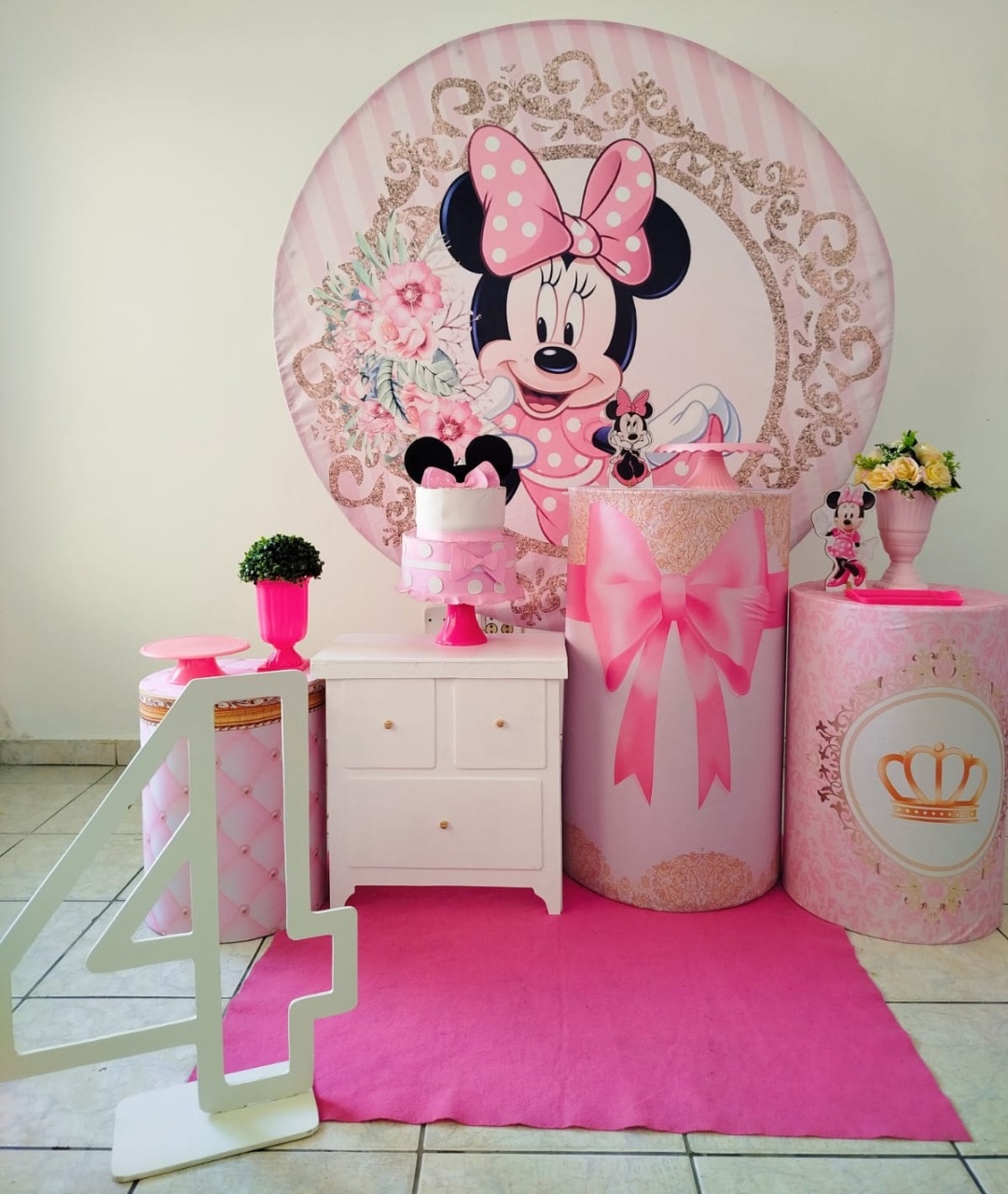 Kit Promocional Minnie Rosa Slim - Agenda