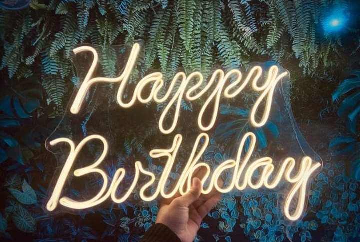Happy Bitday Led 50X36 - Agenda