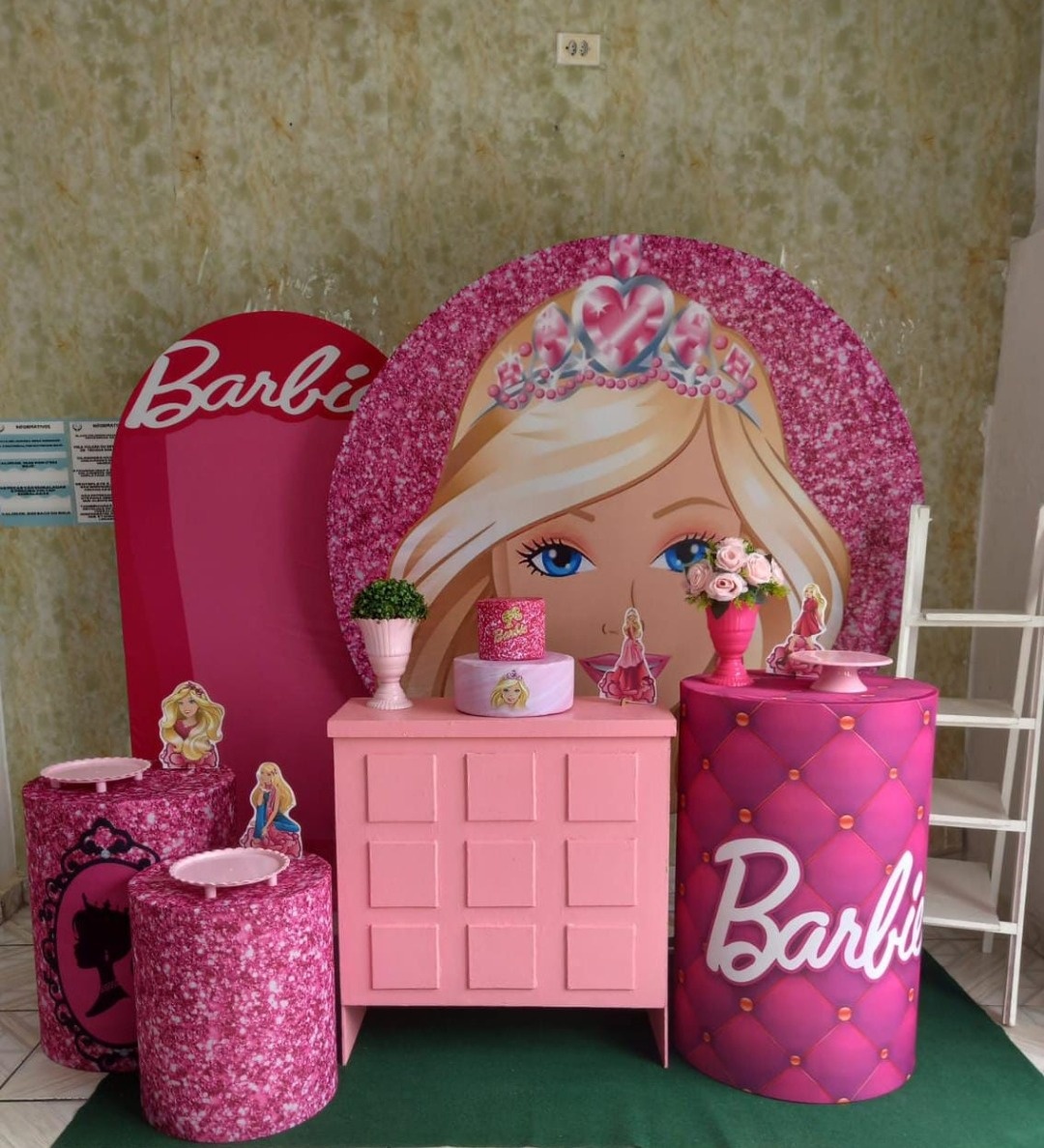 Kit Premium Barbie Ouro Pd  - Agenda