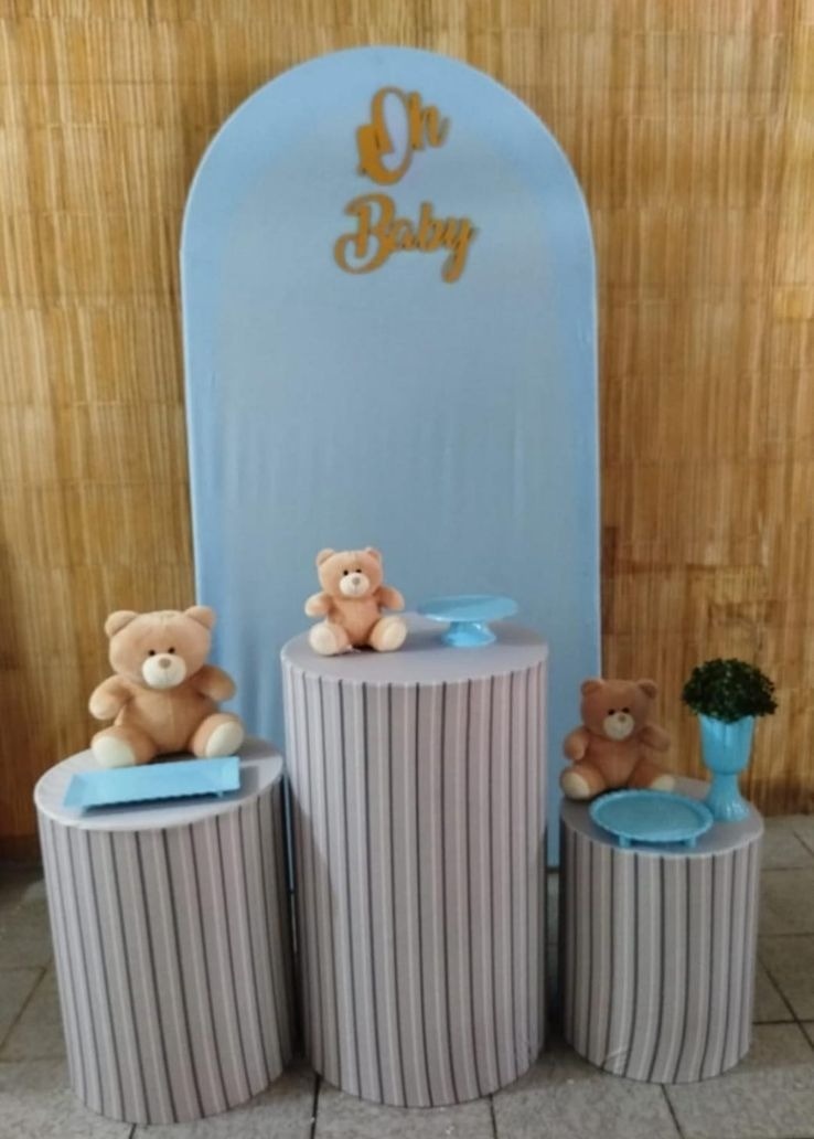 Kit Basico Cha de Bebe Azul Pd - Agenda