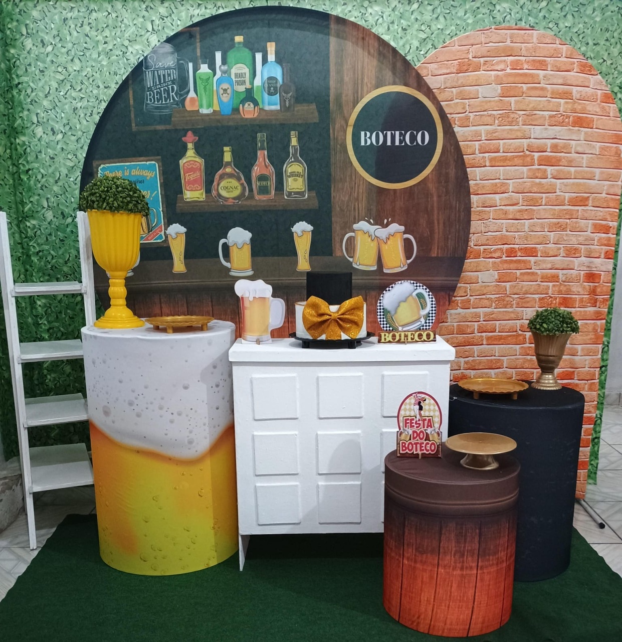 Kit Premium Ouro Boteco Pd  - Agenda