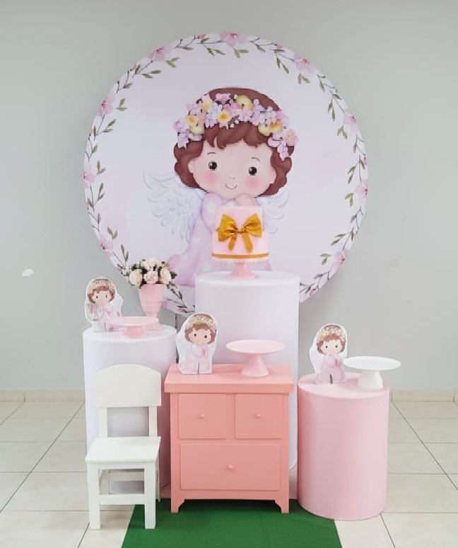 Kit Promocional Batizado Menina Slim - Agenda