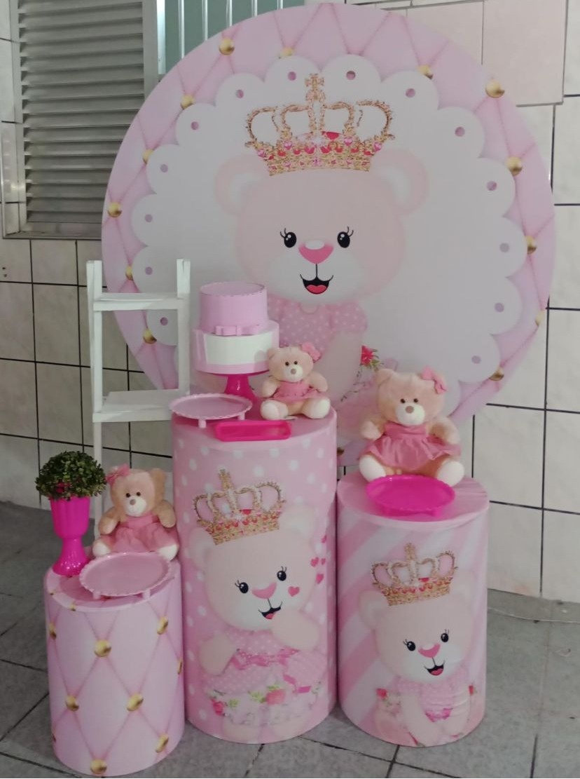 Kit Básico Ursinha Princesa Slim - Agenda
