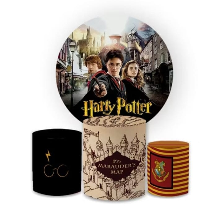 Kit Premium Ouro Harry Potter Pd - Agenda