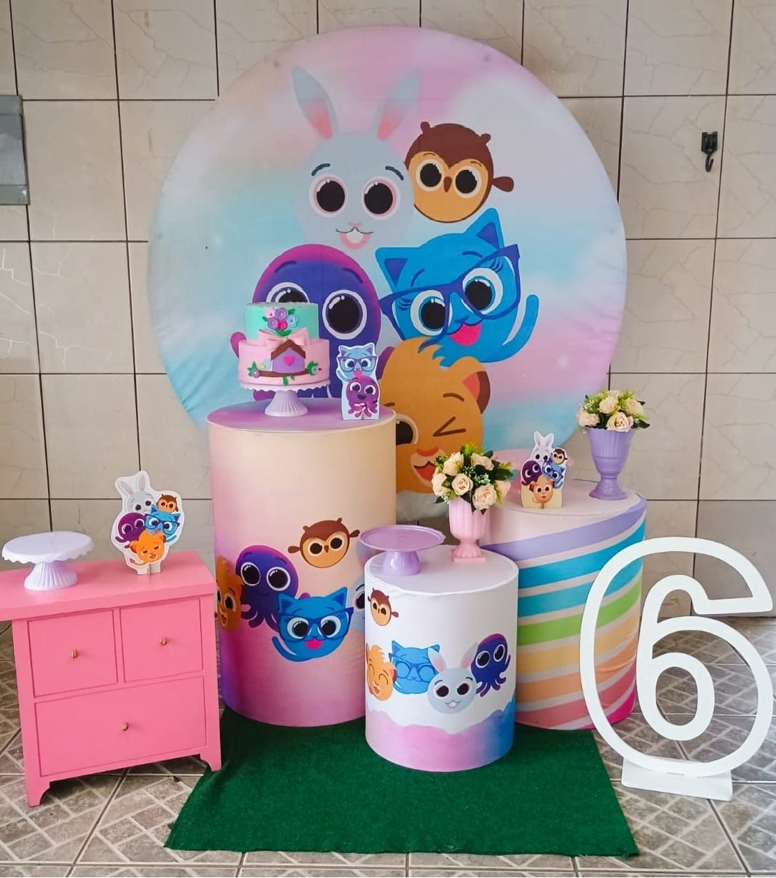 Kit Promocional Bolofofos Menina Pd - Agenda
