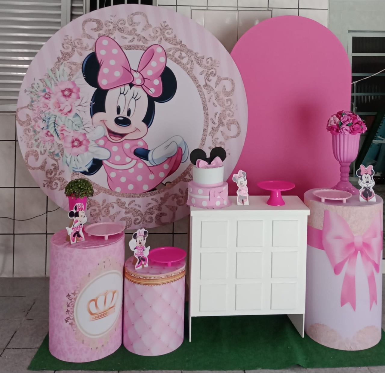 Minnie Rosa Kit Premium Ouro Pd - Agenda