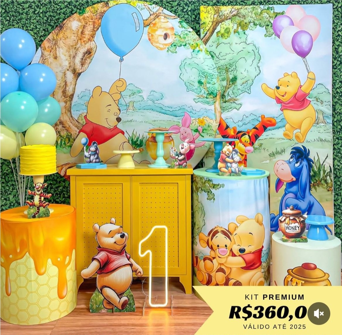 Ursinho Pooh 1 - Ouro - Realize Sonhos 