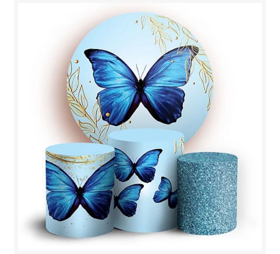 Borboleta Azul - Bronze - Realize Sonhos 