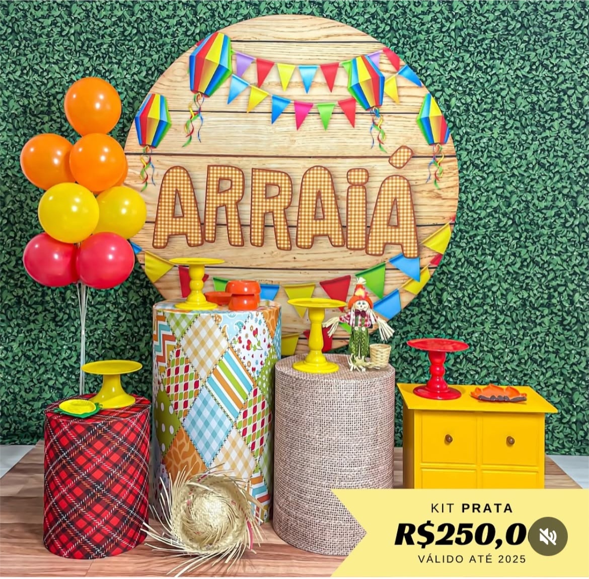 Festa Junina - Prata - Realize Sonhos 