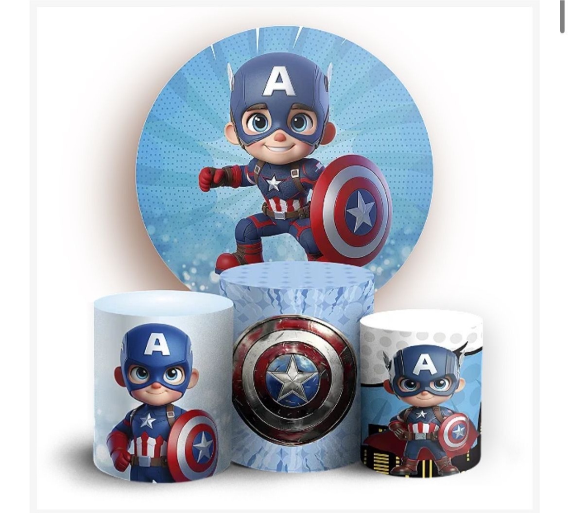 Capitão América Cute - Bronze - Realize Sonhos 