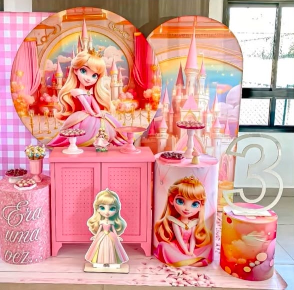 Princesa Aurora Cute - Ouro - Realize Sonhos 