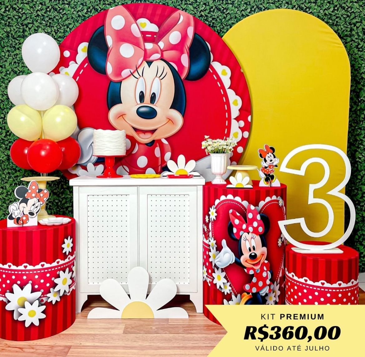 Minnie Vermelha - Ouro  - Realize Sonhos 
