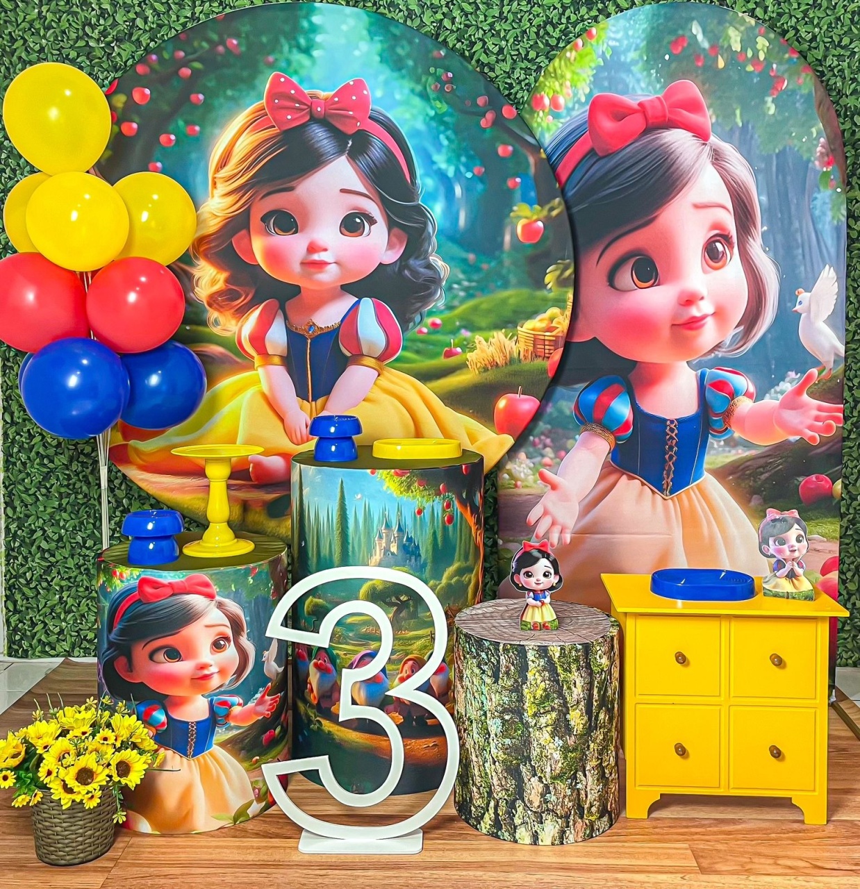 Branca de Neve Cute - Ouro  - Realize Sonhos 