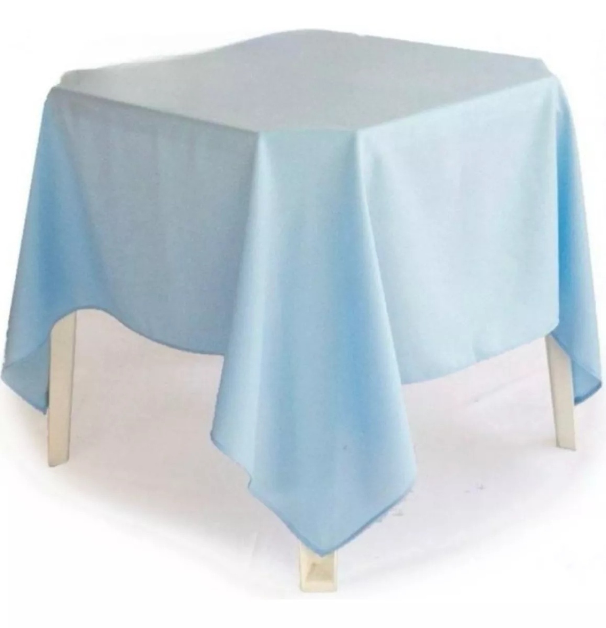 Forro de Mesa  Azul Bebe 1.50X1.50   - PEGUE E MONTE DA DRYCA 
