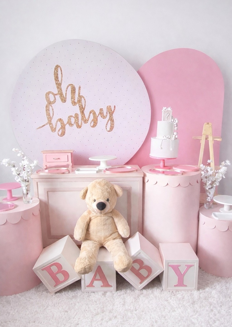 Cha de Bebe Oh Baby Elegance Cleam - Ouro Plus  - PEGUE E MONTE DA DRYCA 