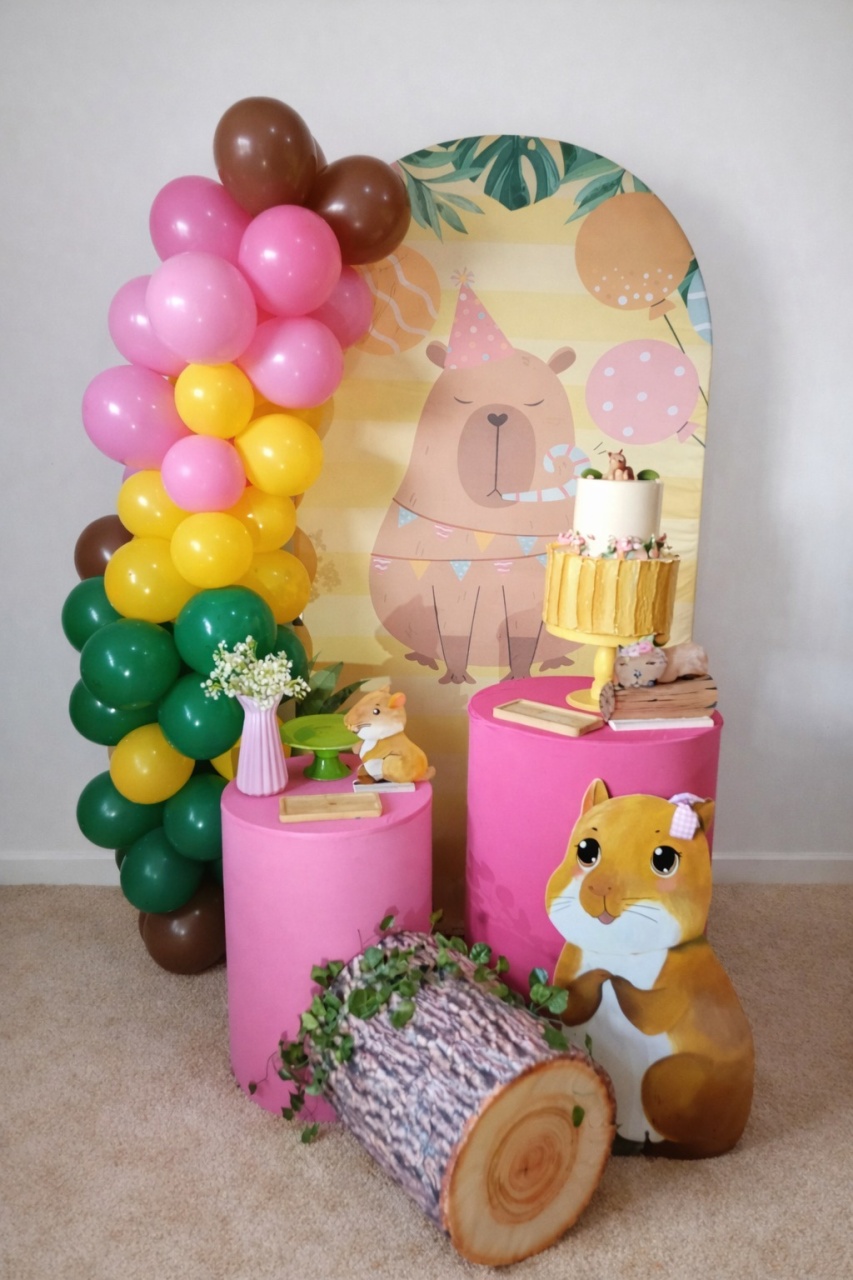 Capivara Com Balao /Rosa   Romano    - PEGUE E MONTE DA DRYCA 