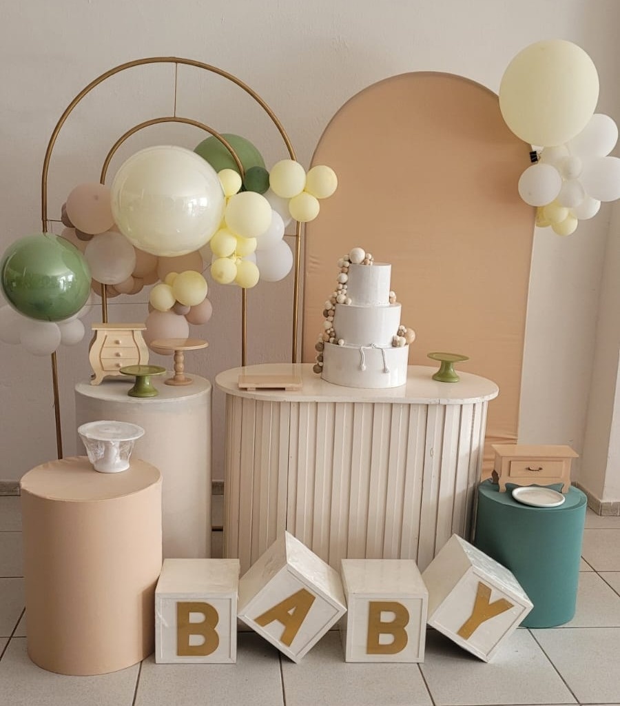 Cha de Bebe Neutro/ Kit  Ouro         - PEGUE E MONTE DA DRYCA 