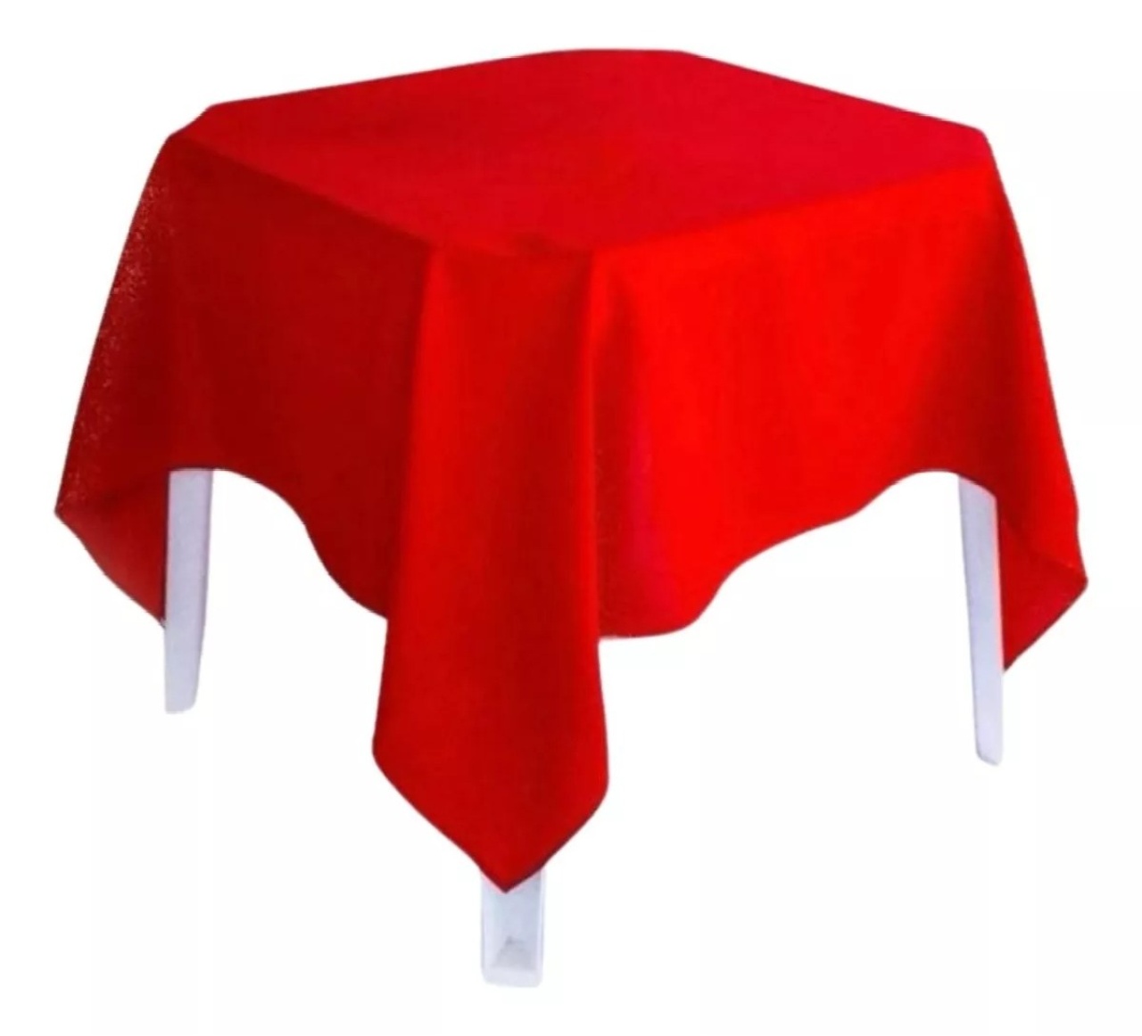 Forro de Mesa  Vermelho    1.50X1.50      - PEGUE E MONTE DA DRYCA 