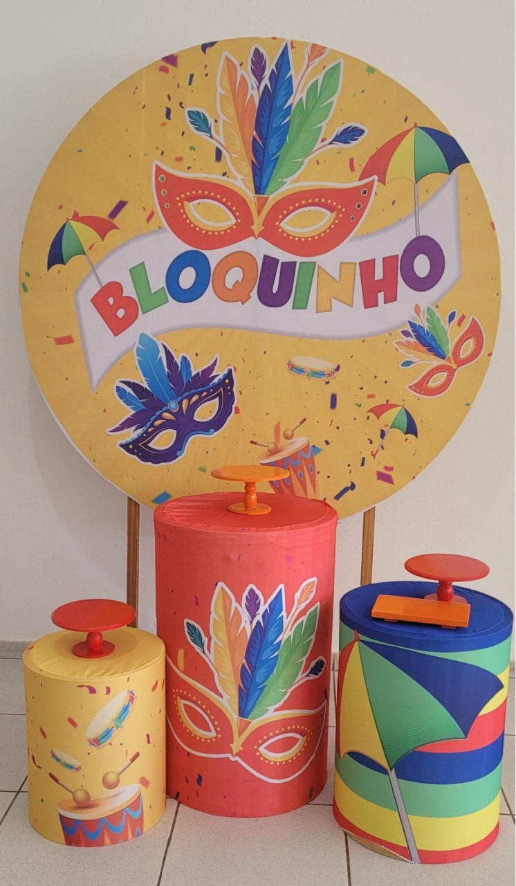 Bloquinho  Carnaval - Bronze  - PEGUE E MONTE DA DRYCA 
