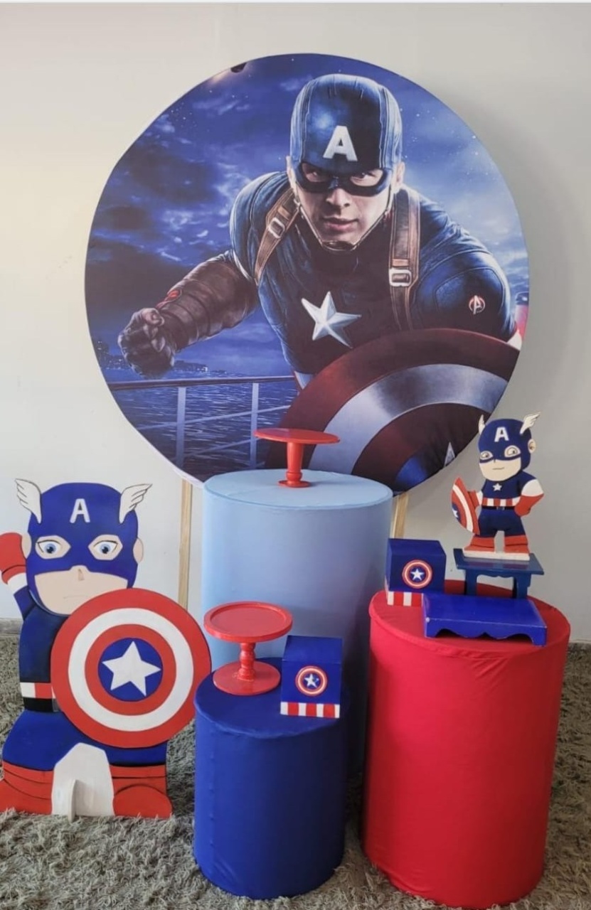 Capitão America - Bronze - PEGUE E MONTE DA DRYCA 