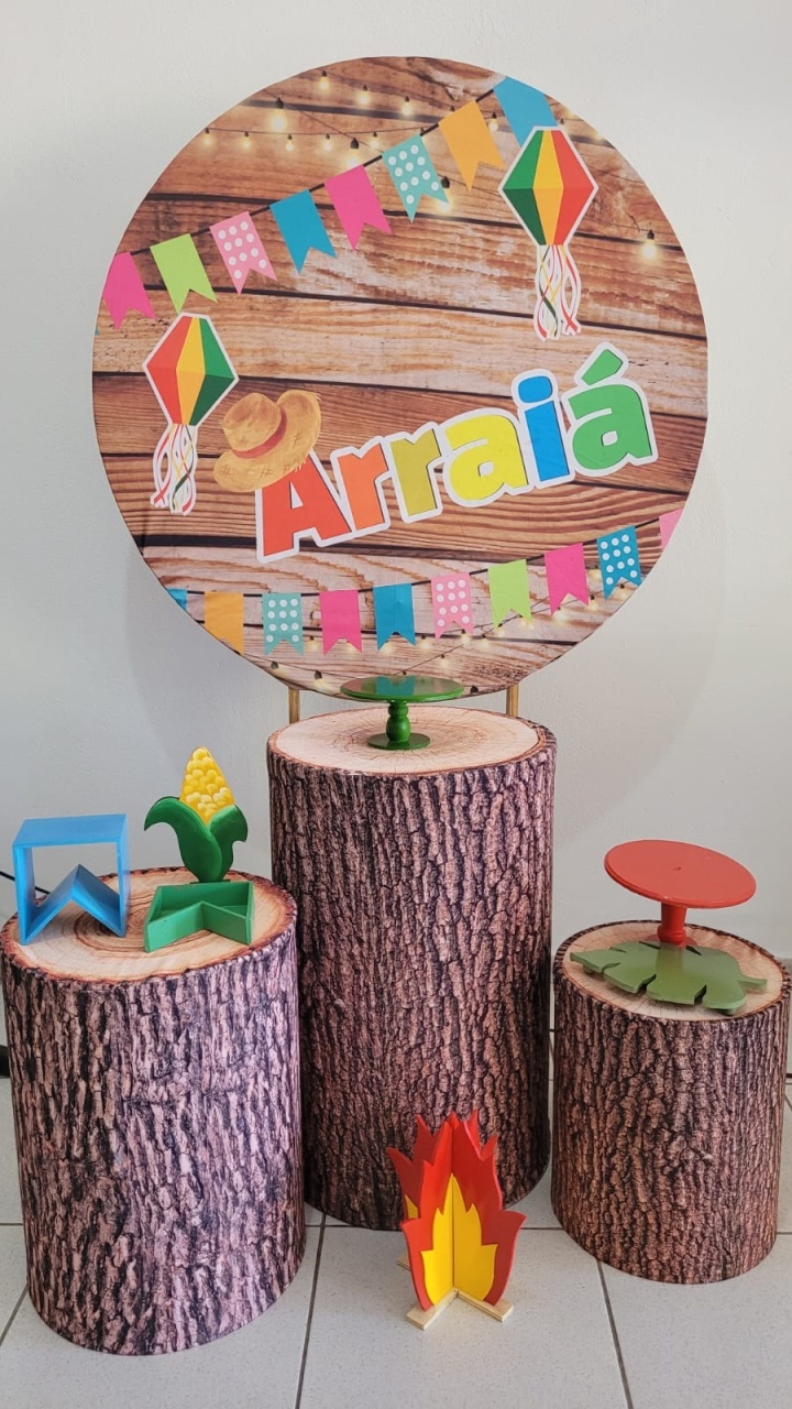 Junina  Arraia  Tronco  2 - Bronze    - PEGUE E MONTE DA DRYCA 
