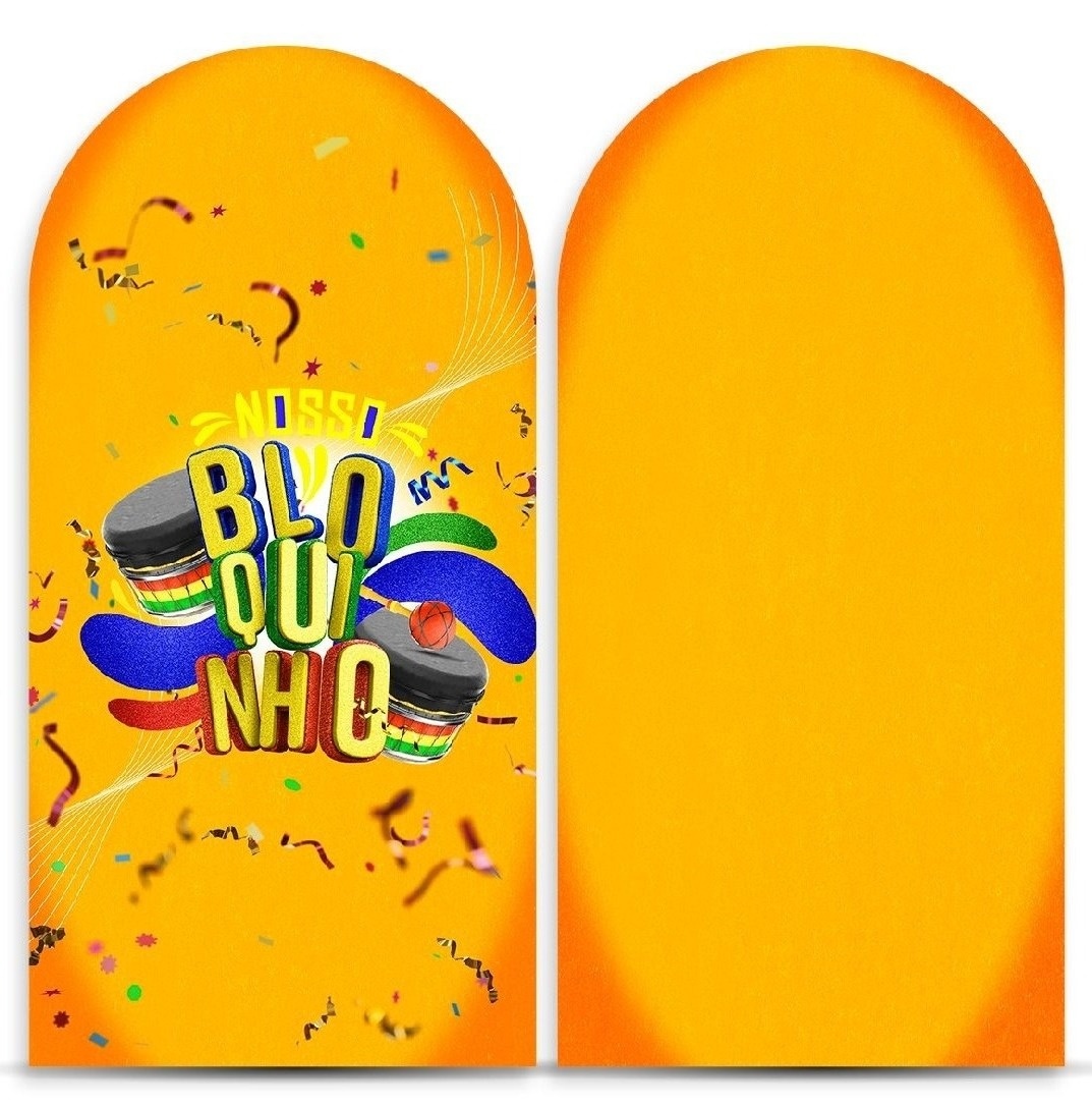 Painel Romano Sublimado Carnaval Bloquinho - Kasari Variedades