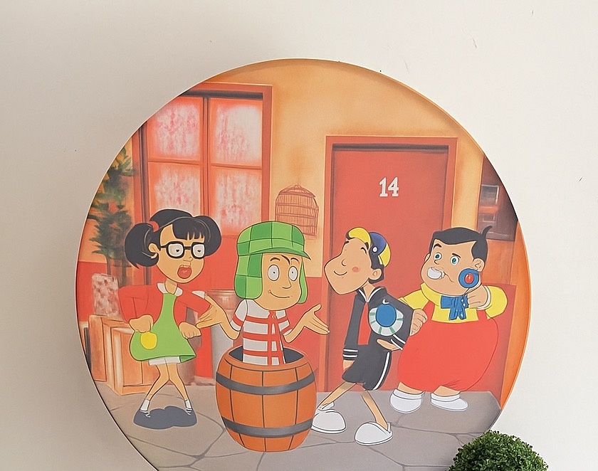 Sublimado Do Painel Turma Do Chaves - Kasari Variedades
