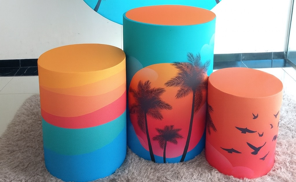 Trio de Capas de Cilindro Tardezinha - Kasari Variedades