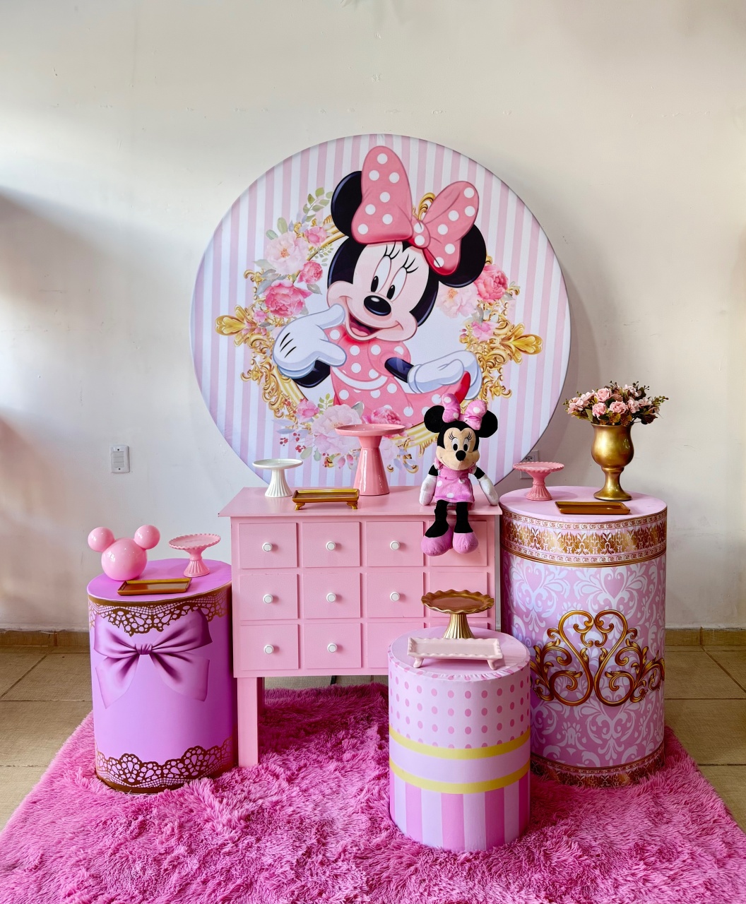 Celebrar Minnie Rosa - Kasari Variedades
