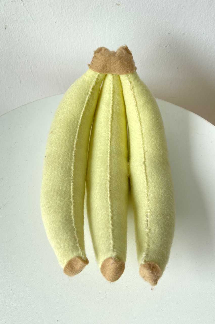 Banana de Feltro - Kasari Variedades