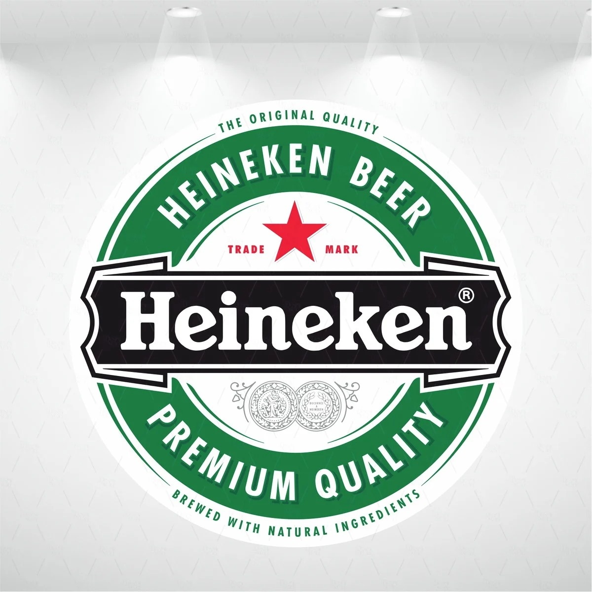 Sublimado Painel 50Cm Heineken - Kasari Variedades