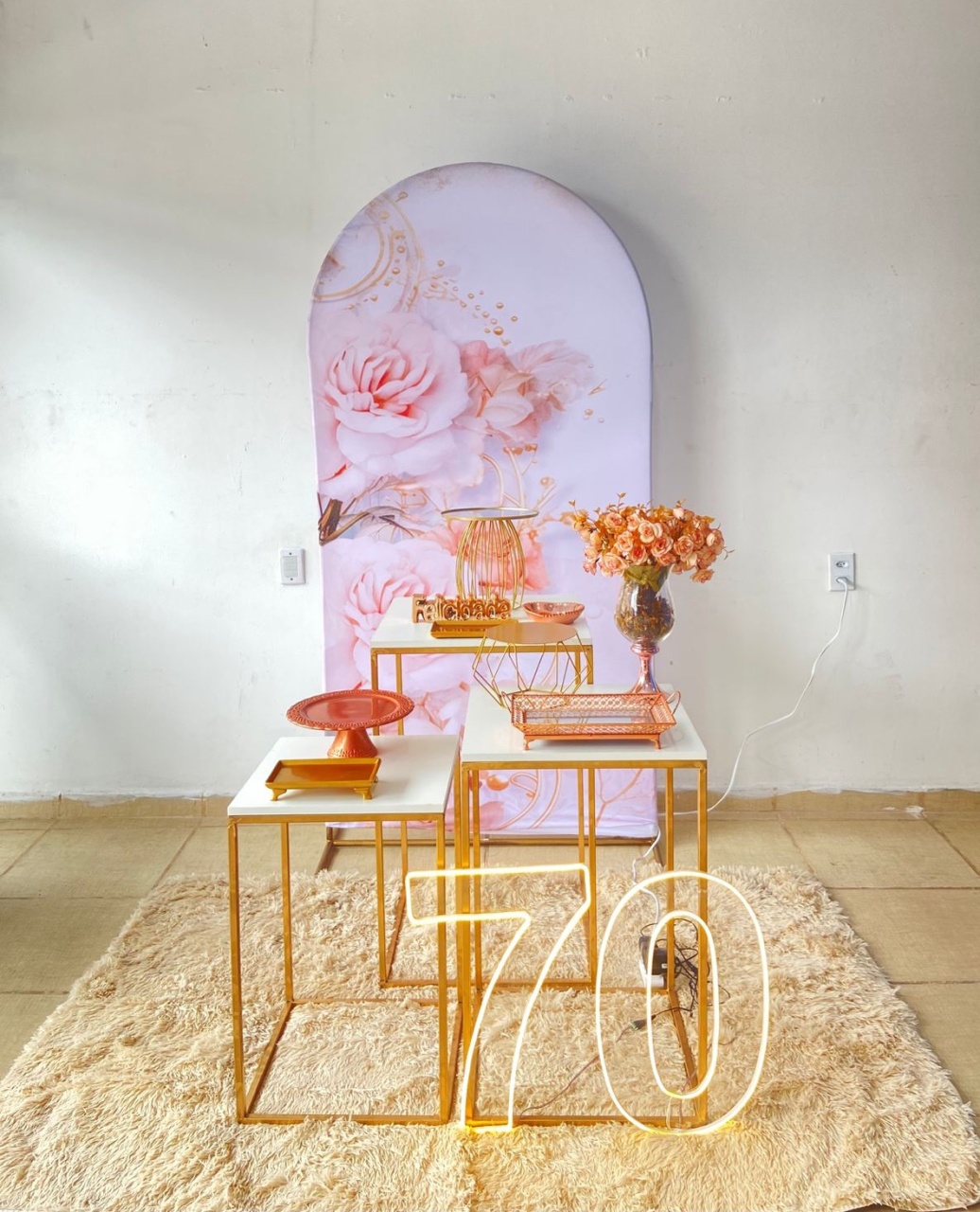 Kit Romano Floral Rosé 02 - Kasari Variedades
