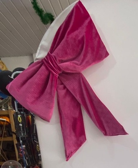 Laço Veludo Pink - Kasari Variedades