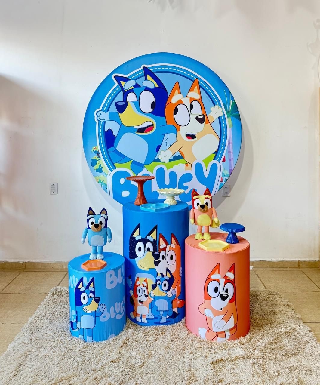 Comemorar Bluey E Bingo 01 - Kasari Variedades