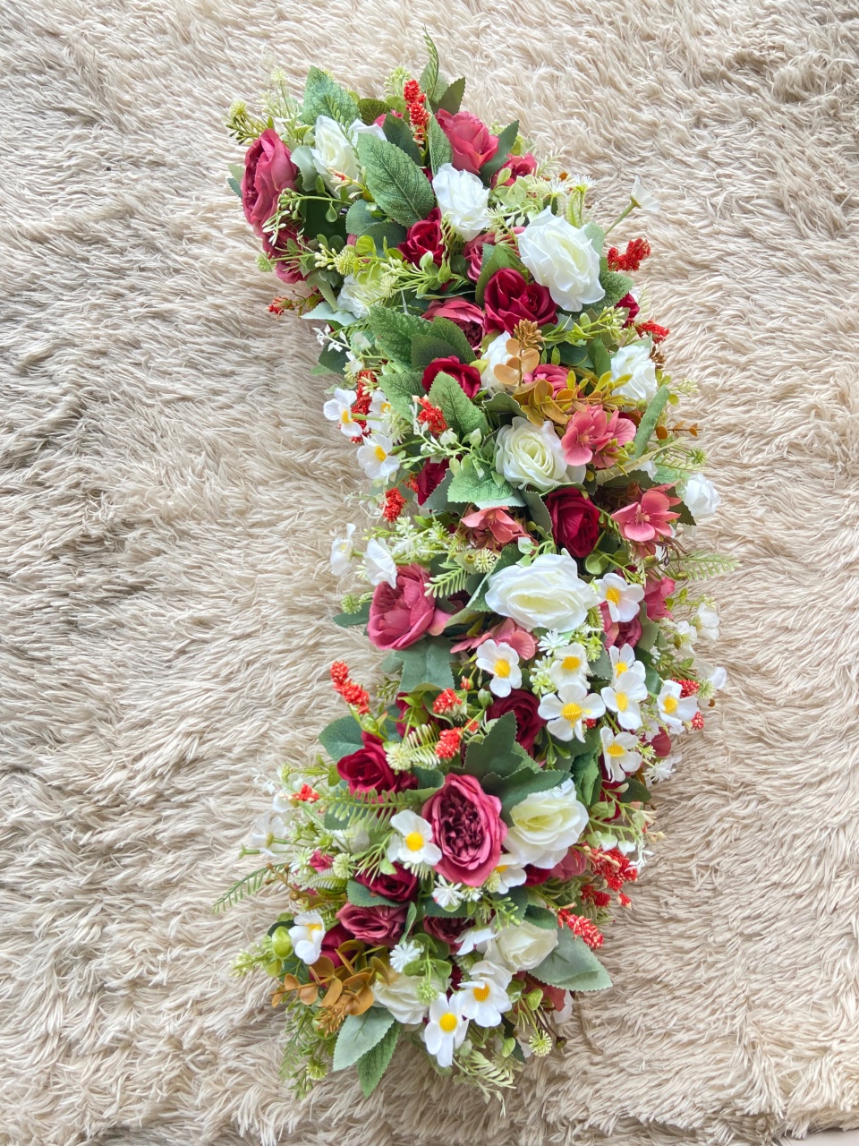 Arranjo Floral Para Painel P - Kasari Variedades