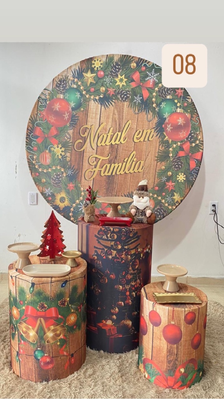 Kit Natalino 04 Natal Em Família - Kasari Variedades