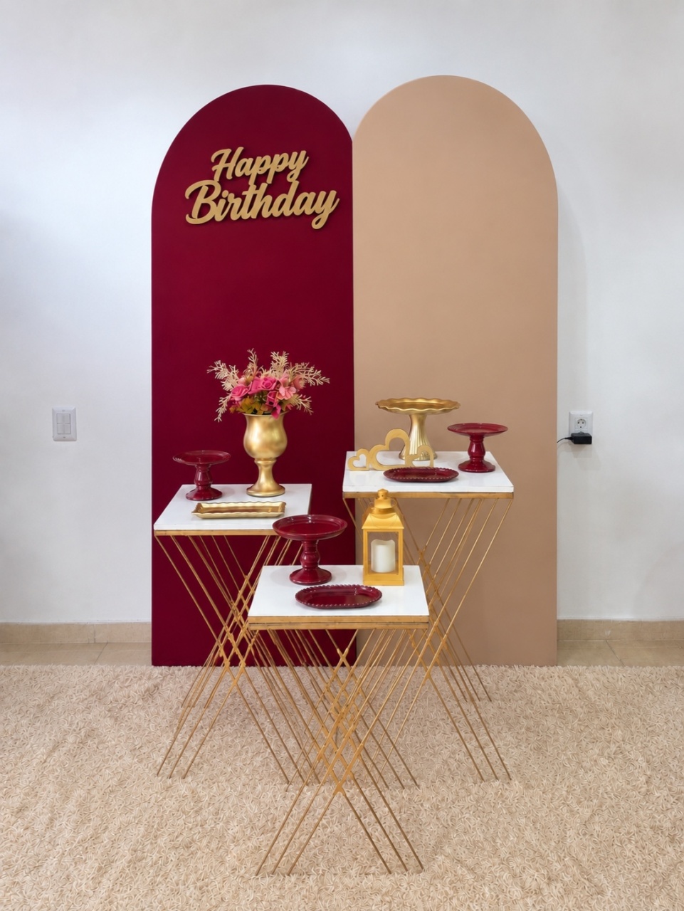 Kit Adulto Elegance Marsala - Kasari Variedades