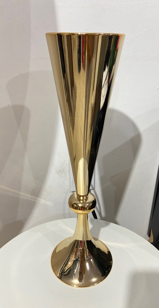 Vaso Luxo Dourado  - Kasari Variedades