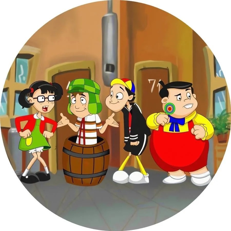 Sublimado Painel Turma Do Chaves - Kasari Variedades